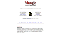 Desktop Screenshot of mangle.ca